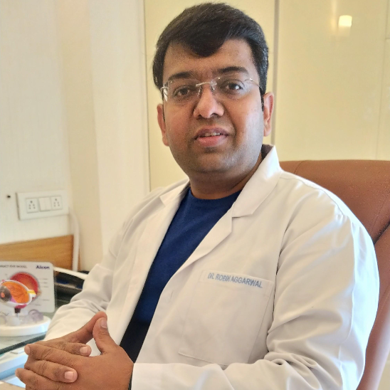 Dr. Robin Aggarwal, Ophthalmologist in shastri nagar north west delhi north west delhi
