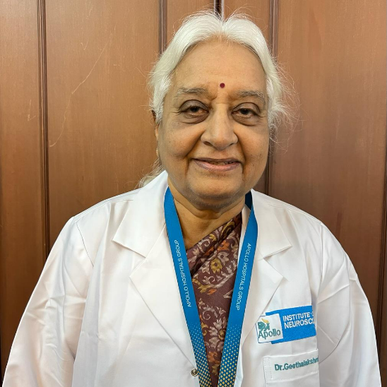 Dr. Geetha Lakshmipathy, Neurologist in shenoy nagar chennai