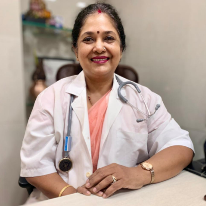 Dr. Veena Shinde, Obstetrician & Gynaecologist in new yogakshema mumbai
