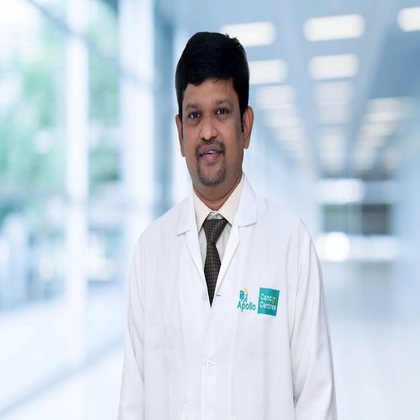 Dr. Sathish Srinivasan G, Radiation Specialist Oncologist in vilakkuthoon madurai
