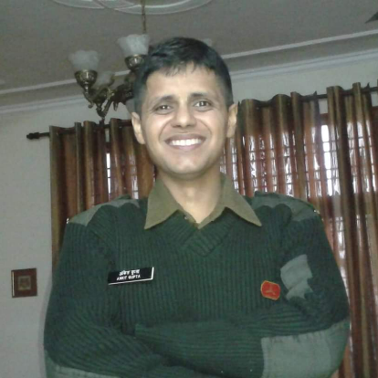 Dr. Major Ankit Gupta, Dentist in bilaspur khurd gurgaon