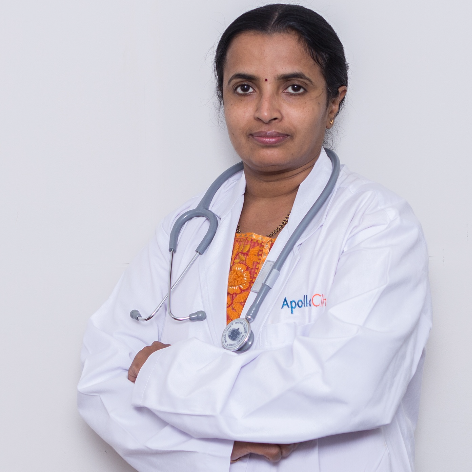 Dr. Aruna Babburi, General Physician/ Internal Medicine Specialist in puliyanthope chennai
